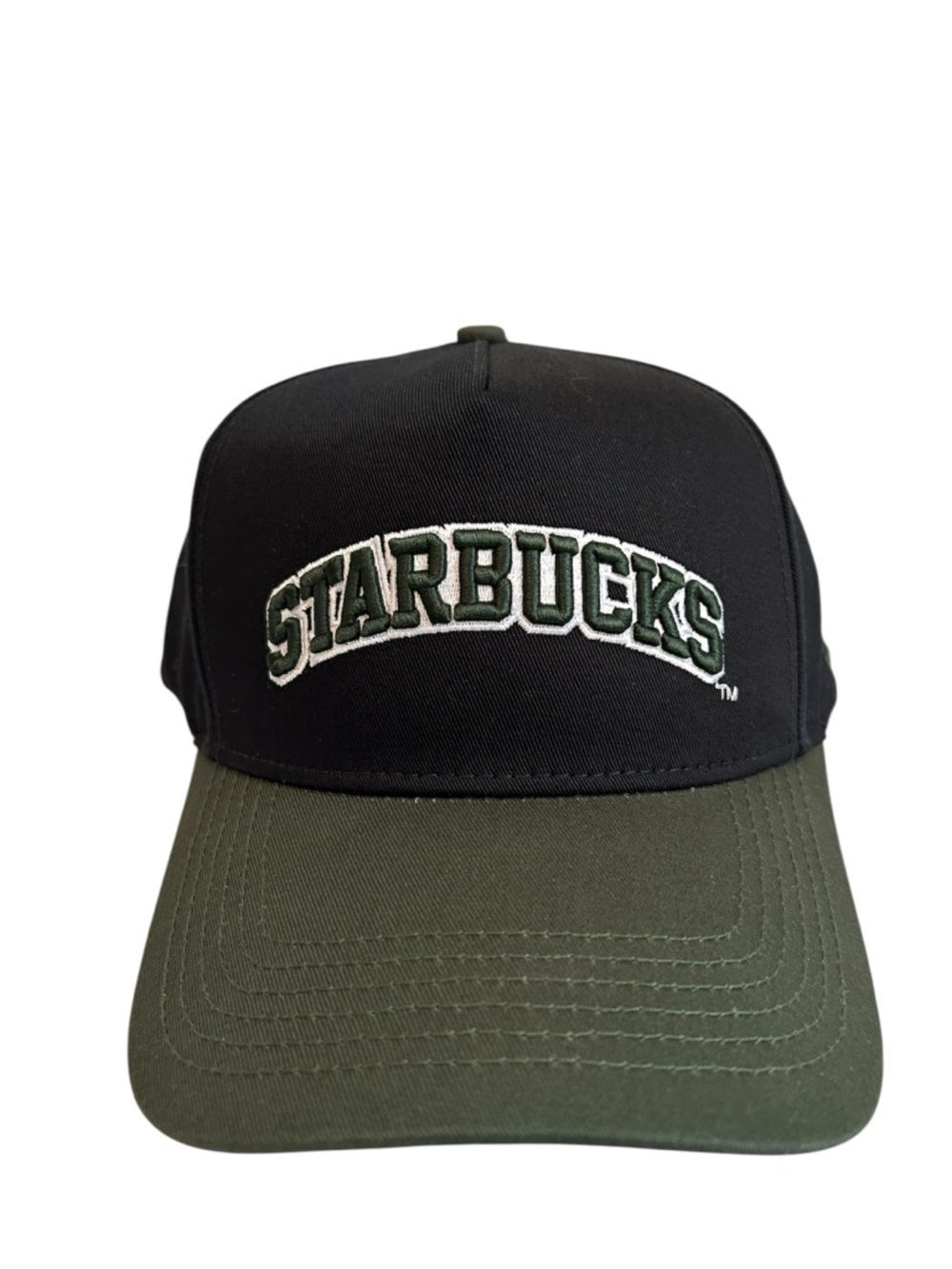 NWT Starbucks Black & Green Logo Holiday 71 Adjustable Baseball Hat Cap Ltd Ed